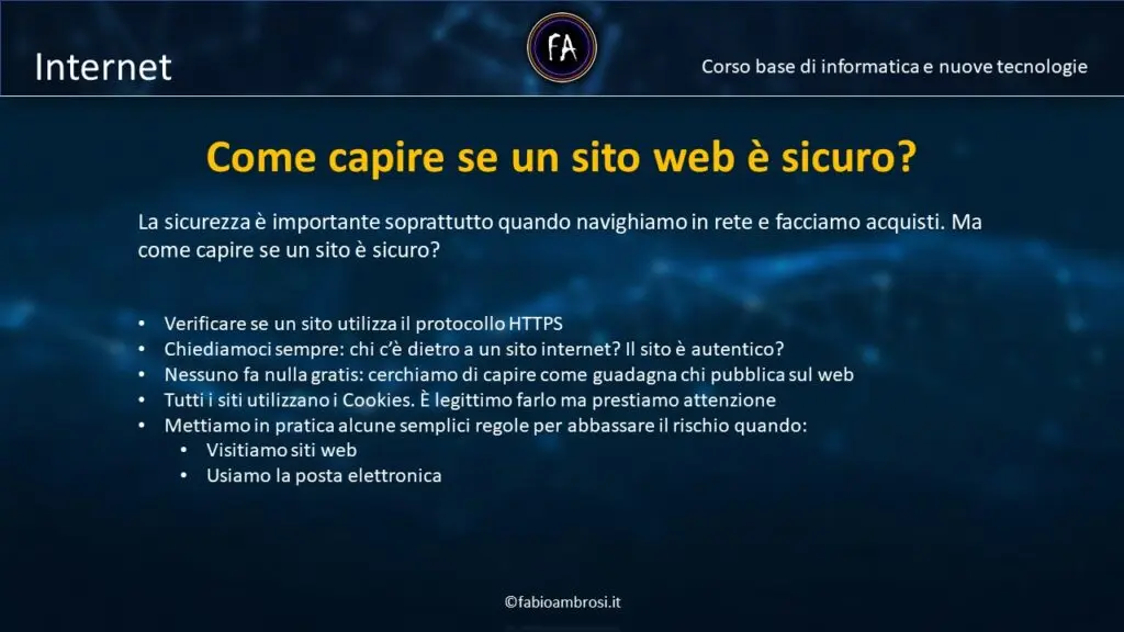 Cosa guardare e controllare per capire se un sito è sicuro e affidabile? Sicurezza web Cosa guardare e controllare per capire se un sito è sicuro e affidabile?