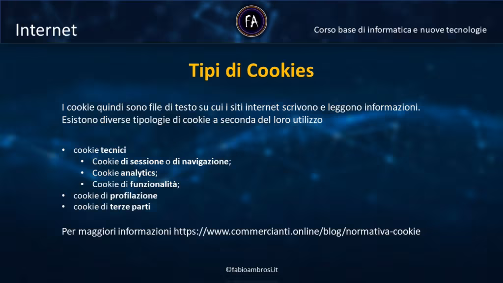 Cosa sono i cookie? Varie tipologie e utilizzi