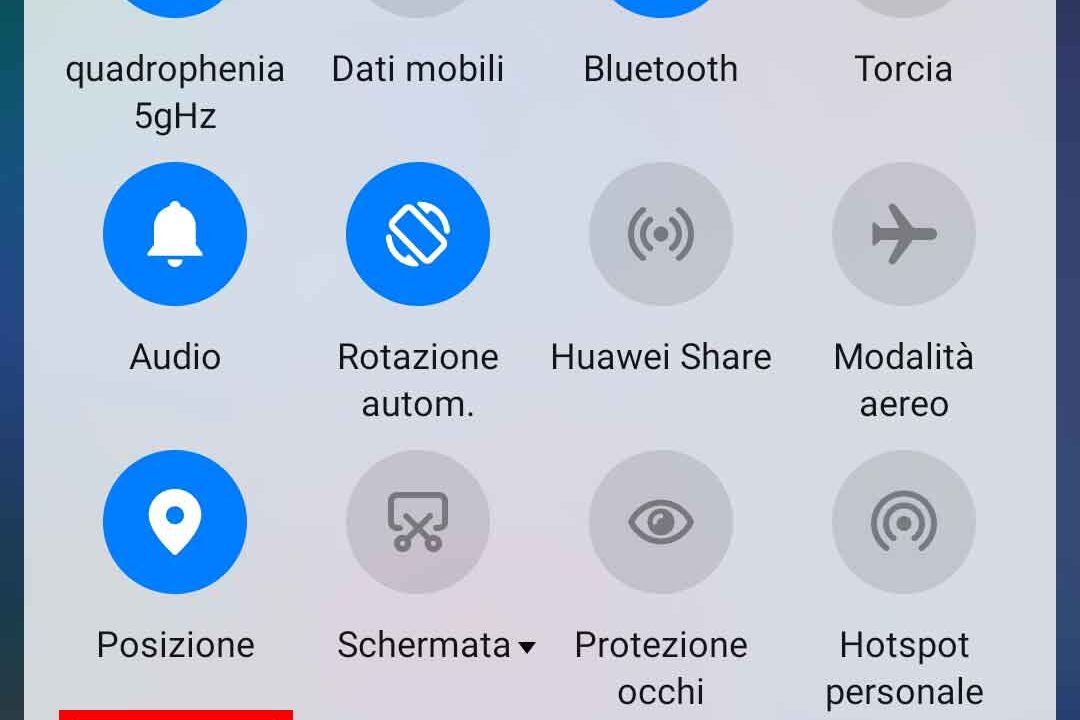 Registrare (catturare) schermo cellulari android - STEP 1 - Accedi al menu delle funzioni