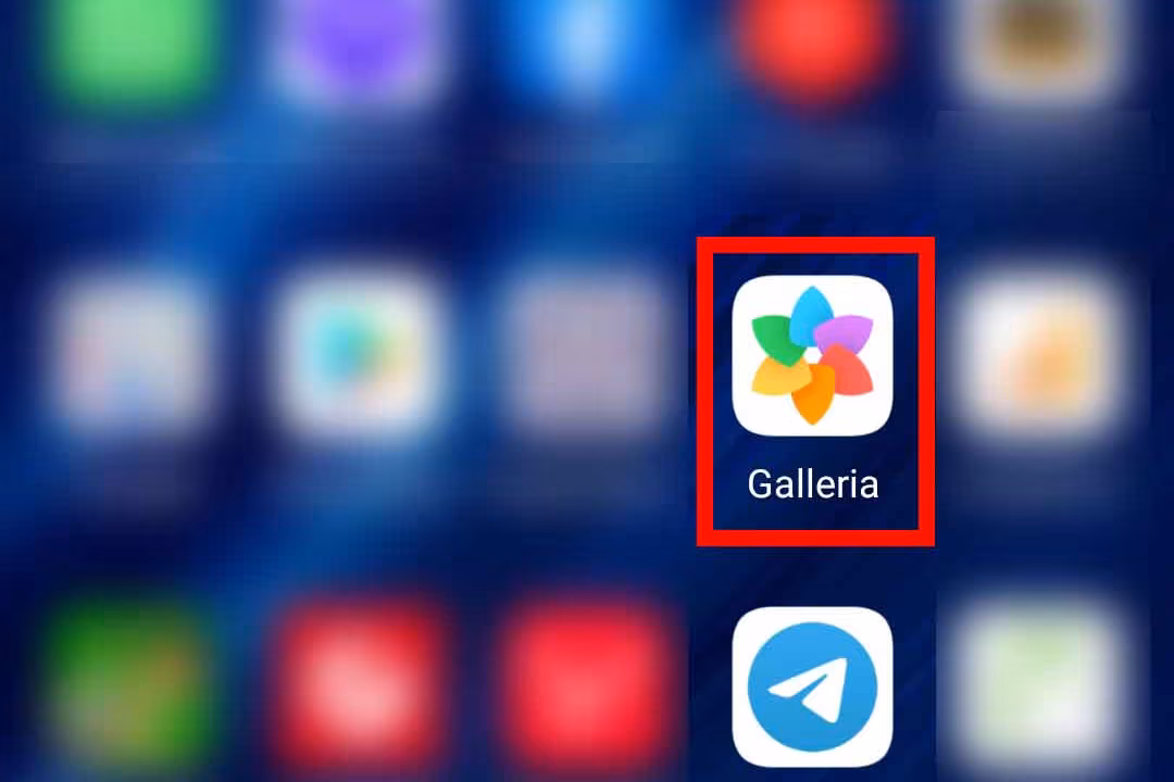 Registrare (catturare) schermo cellulari android - STEP 4 - Galleria Media