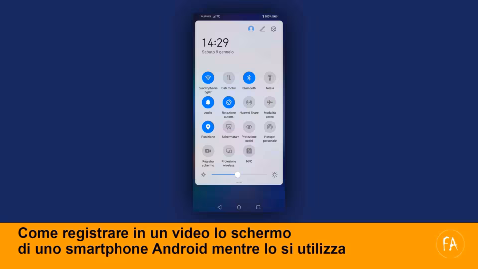 Come registrare (catturare) in un video lo schermo di uno smartphone Android mentre lo si utilizza