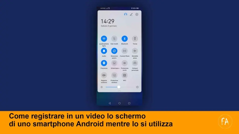Come registrare (catturare) in un video lo schermo di uno smartphone Android mentre lo si utilizza
