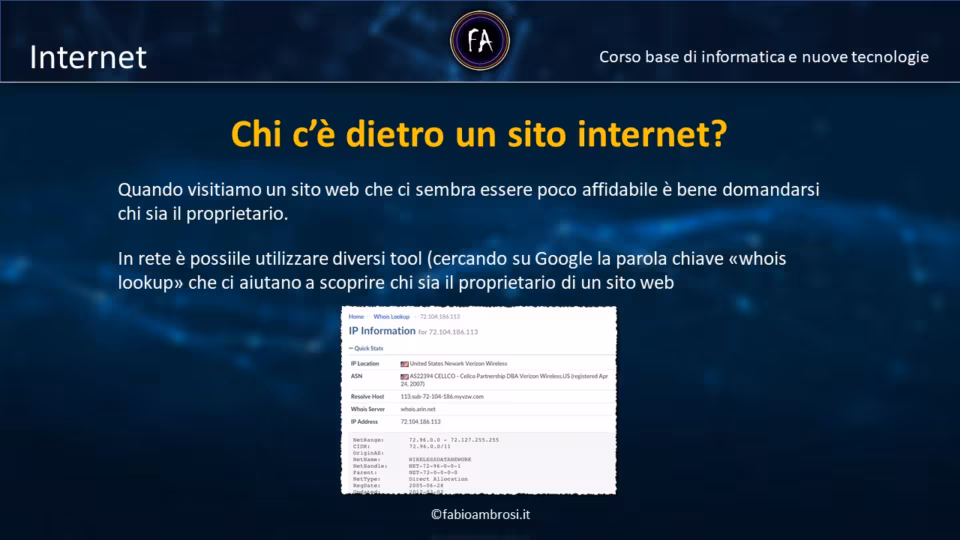 Come scoprire a chi a partiene e chi è il proprietario di un sito internet: i registri pubblici dei nomi a dominio