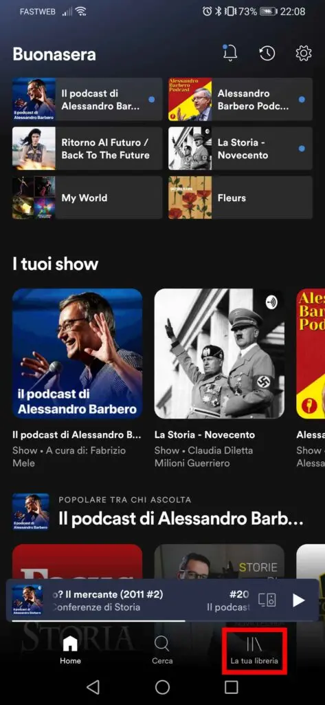 Come creare una playlist su Spotify - STEP 1 - Accedi alla libreria Come creare una playlist su Spotify - STEP 1 - Accedi alla libreria