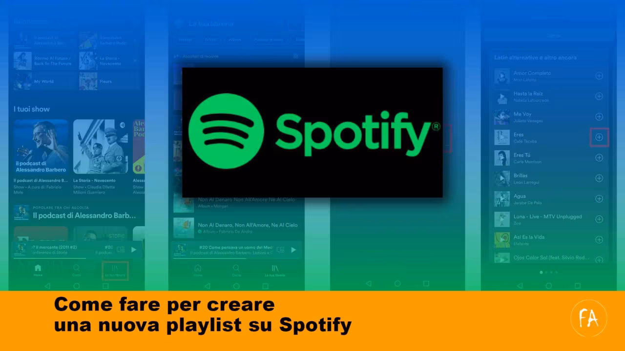 Come creare una Playlist su Spotify con i nostri brani preferiti