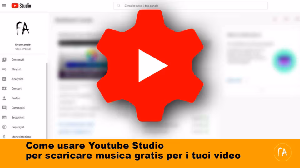 Come usare Youtube Studio per scaricare musica gratis per i tuoi video