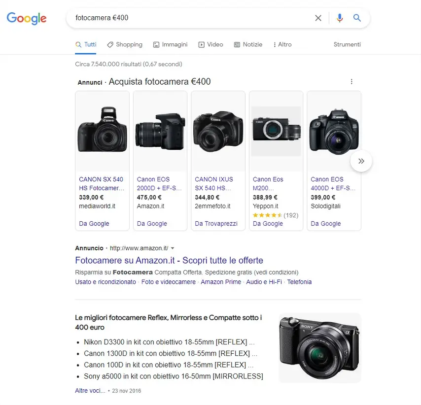 Ricercha avanzate in Google Search: ricerca prodotti per prezzo Ricercha avanzate in Google Search: ricerca prodotti per prezzo