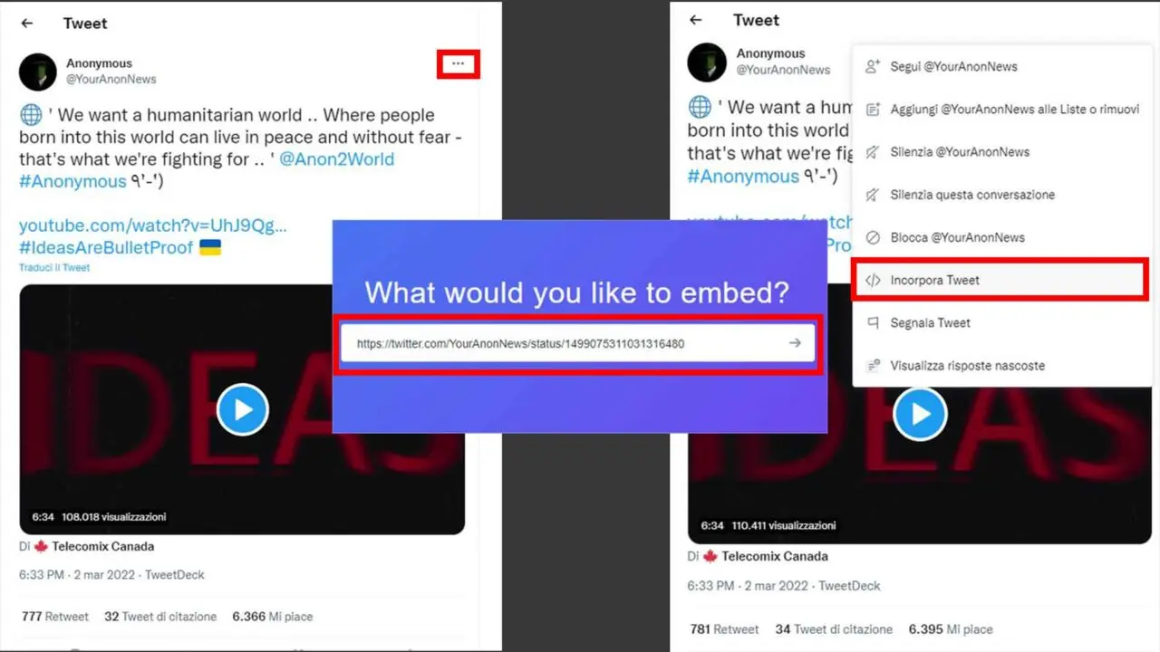 Come scaricare gratuitamente video da twitter- STEP 2 - Individua URL