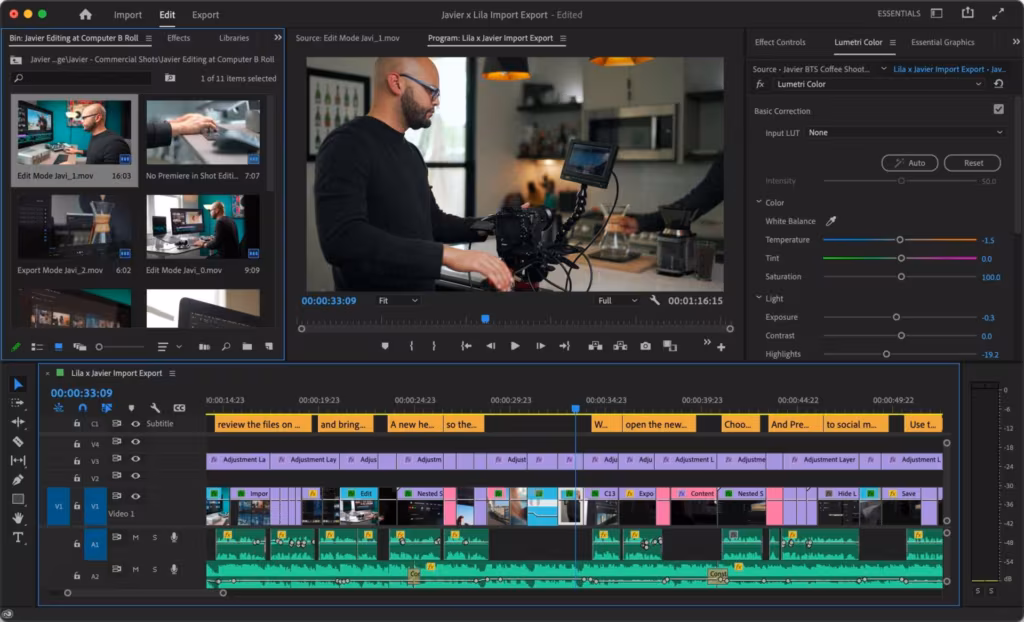 Adobe Premiere 22.5: nuovi spazi di lavoro