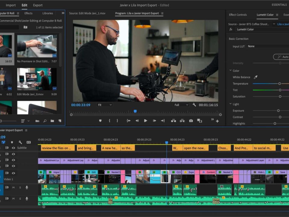 Adobe Premiere 22.5: nuovi spazi di lavoro