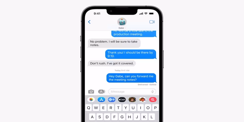 Le novità di iOs 16 riguardano anche iMessage: annulla l'invio dei messaggi o modificali dopo l'invio