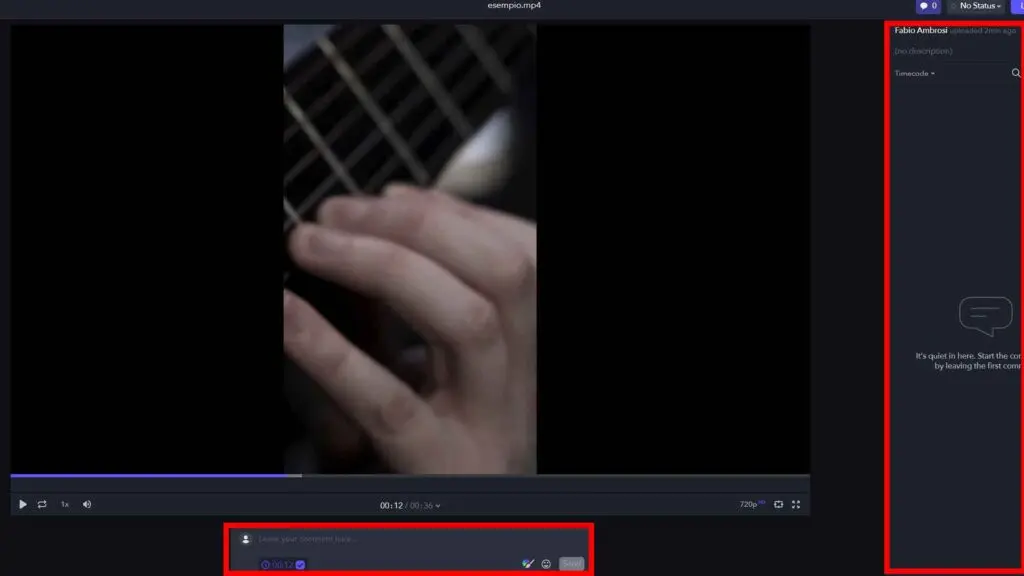Step 10 - Attendi i commenti e le note di collaboratori e clienti Frame.io e Premiere Pro: Step 10 - Attendi i commenti e le note di collaboratori e clienti