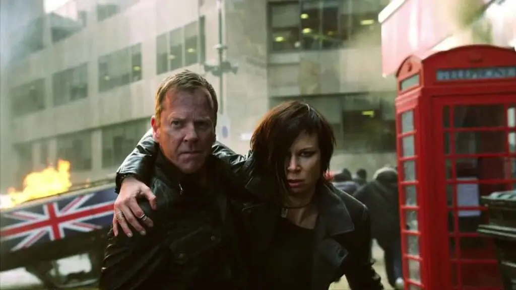 Jack Bauer e Chloe O'Brian nella nona stagione di "24" Jack Bauer e Chloe O'Brian nella nona stagione di "24"