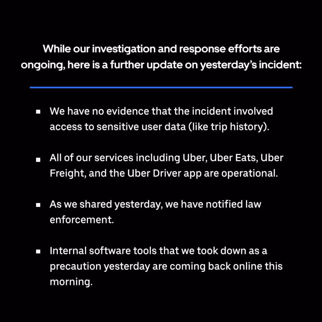 Attacco hacker ai danni di Uber: cosa è successo?