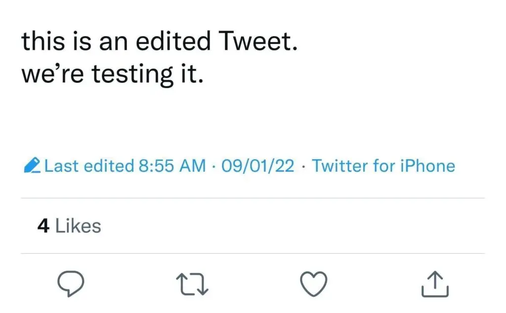 Twitter annuncia la possibilità di modificare un tweet appena pubblicato entro i successivi 30 minuti