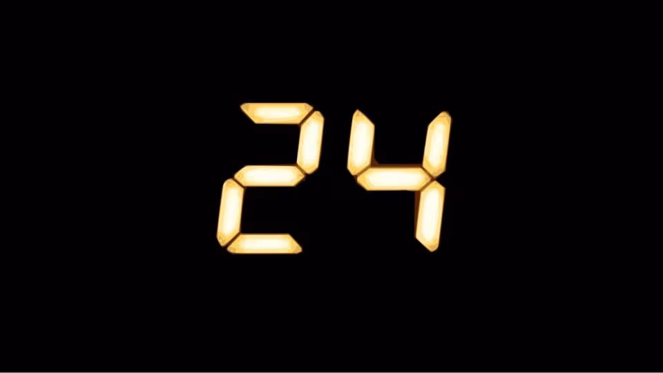 Logo della serie tv "24"