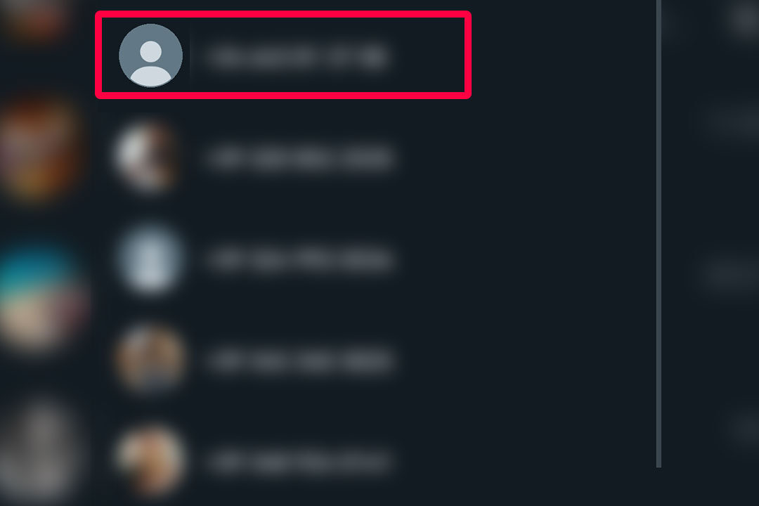 Step 2: Come sbloccare un contatto whatsapp. Cliccare su un contatto e premere sblocca o scorri verso sinistra