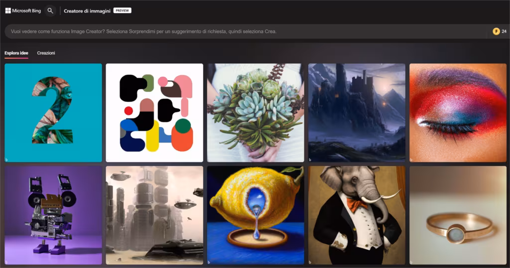 Nasce  Bing Image Creator. Creare immagini con l'intelligenza artificiale è facile grazie a Microsoft e OpenAI