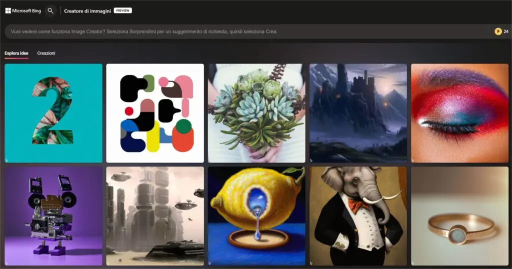 Nasce  Bing Image Creator. Creare immagini con l'intelligenza artificiale è facile grazie a Microsoft e OpenAI