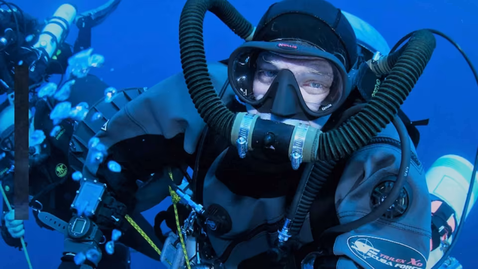 Vivrà 100 giorni sott'acqua per studiare gli effetti della pressione iperbarica sull'organismo