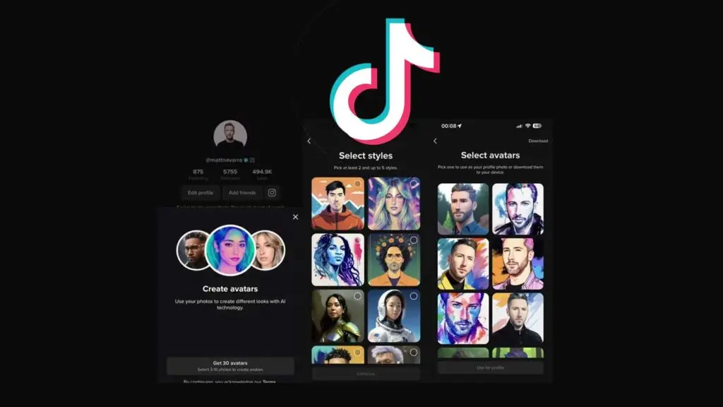 TikTok Avatar: la nuova funzione di intelligenza artificiale per creare immagini di profilo personalizzate