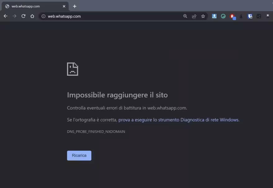 Whatsapp Down: whatsapp non funziona oggi lunedì 5 giugno 2023