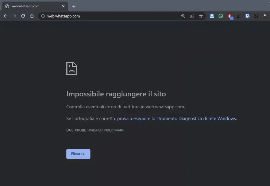 Whatsapp Down: whatsapp non funziona oggi lunedì 5 giugno 2023