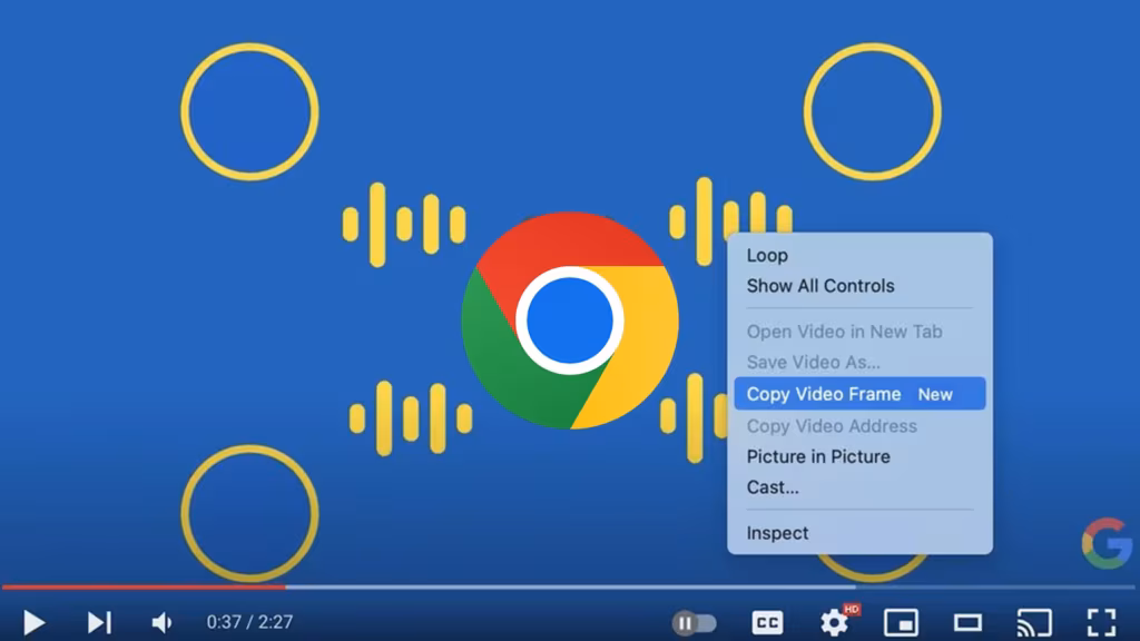 Google Chrome rivoluziona l’esperienza utente con la funzione “Copia Fotogramma Video”