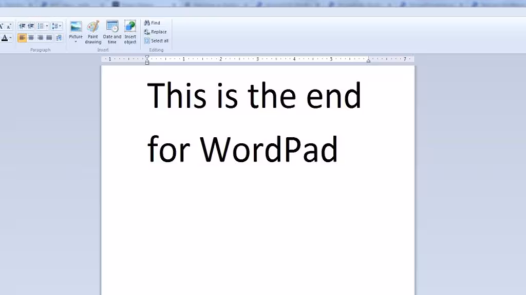 Questo editor di testo non sarà più presente in Microsoft Windows