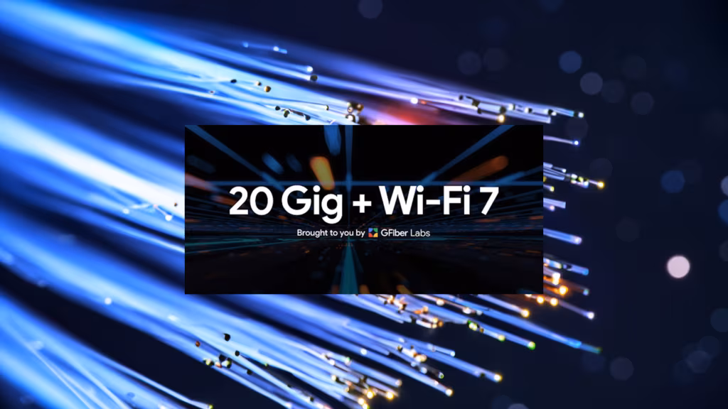 Google Fiber (la fibra di Google) testerà connessioni ad internet fino a 20 gb/s e il wifi 7