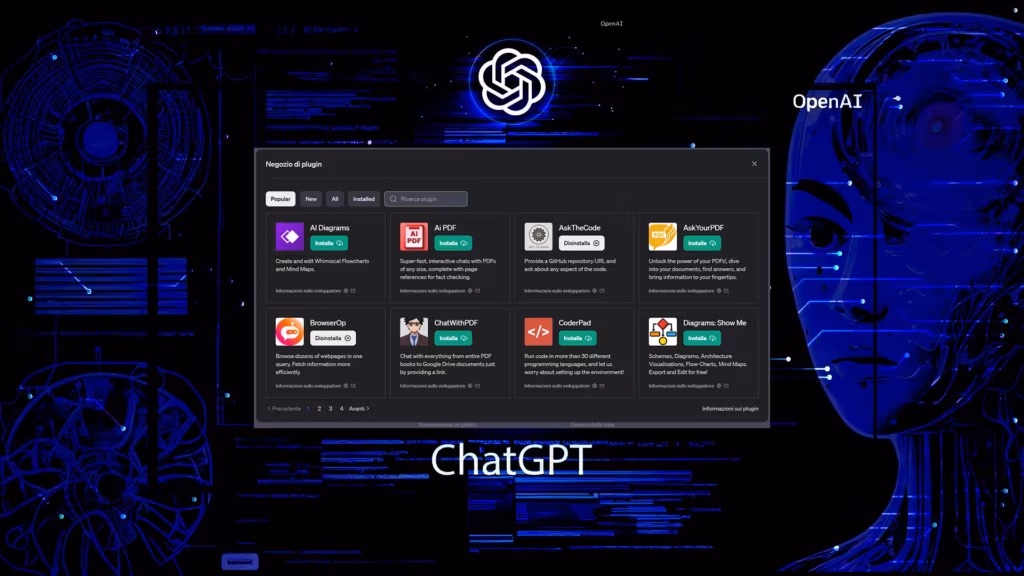 Usare i Plugin di ChatGPT per leggere documenti Pdf e lavorare con le immagini. La guida per tutti