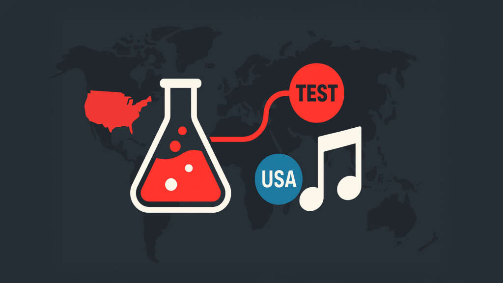 Test dei conduttori AI YouTube Music negli USA
