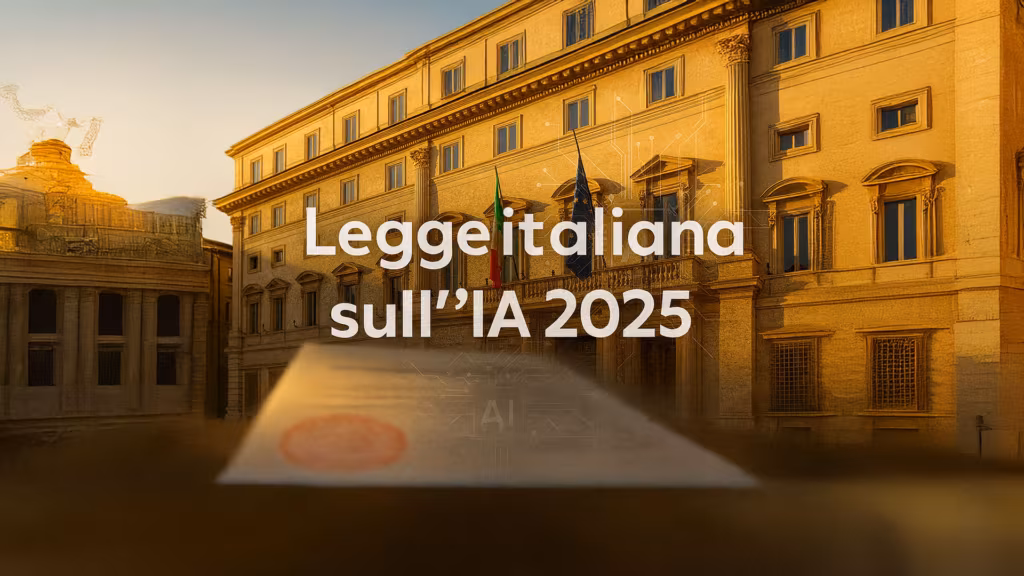 La legge italiana sull’IA 2025 entra in vigore: cosa cambia da ottobre