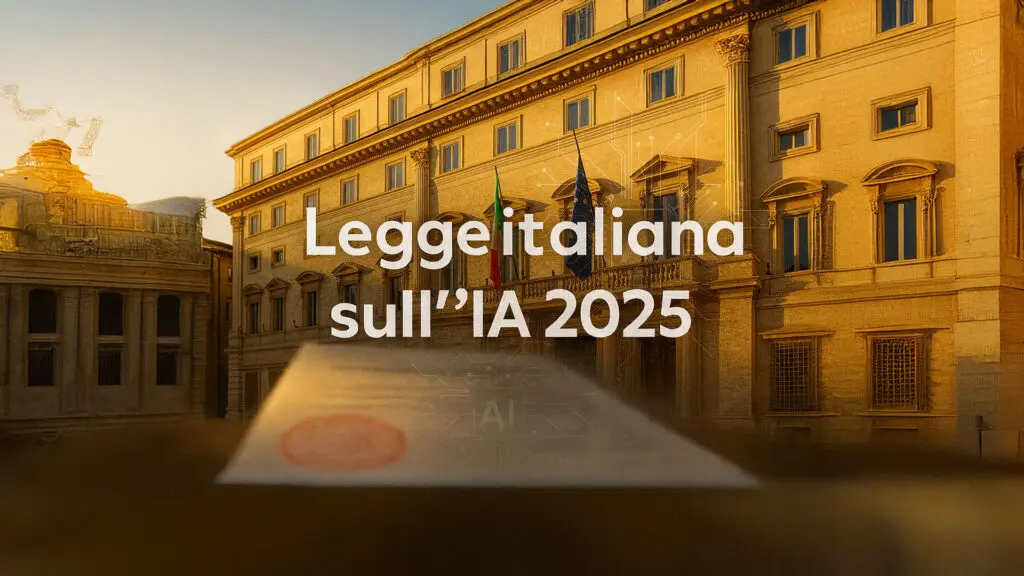 La legge italiana sull’IA 2025 entra in vigore: cosa cambia da ottobre