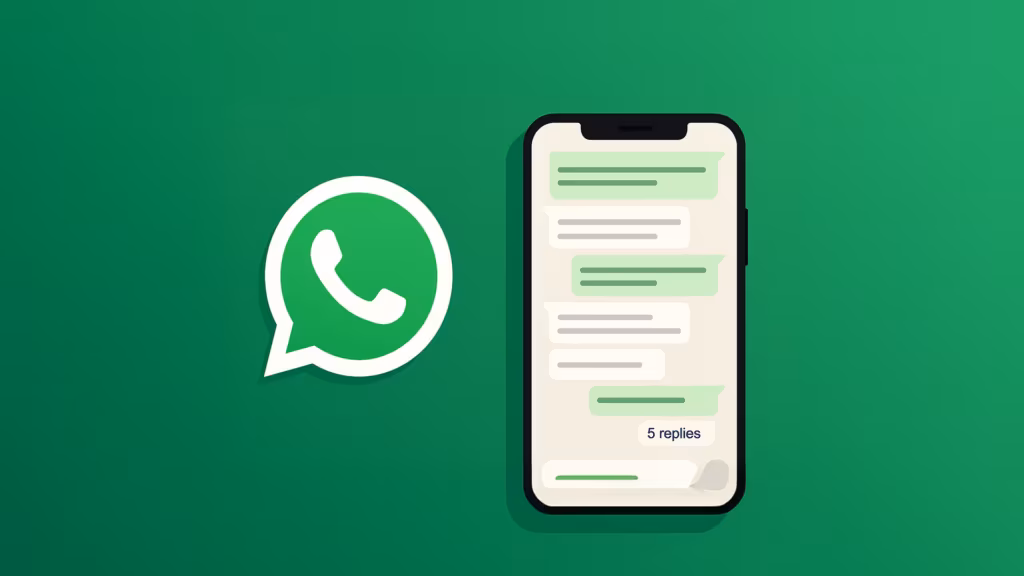 Come funzionano i WhatsApp thread per messaggi