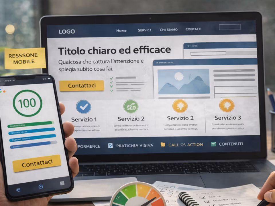 Realizzazione siti internet professionali su misura - SEO tecnica, velocita e mobile