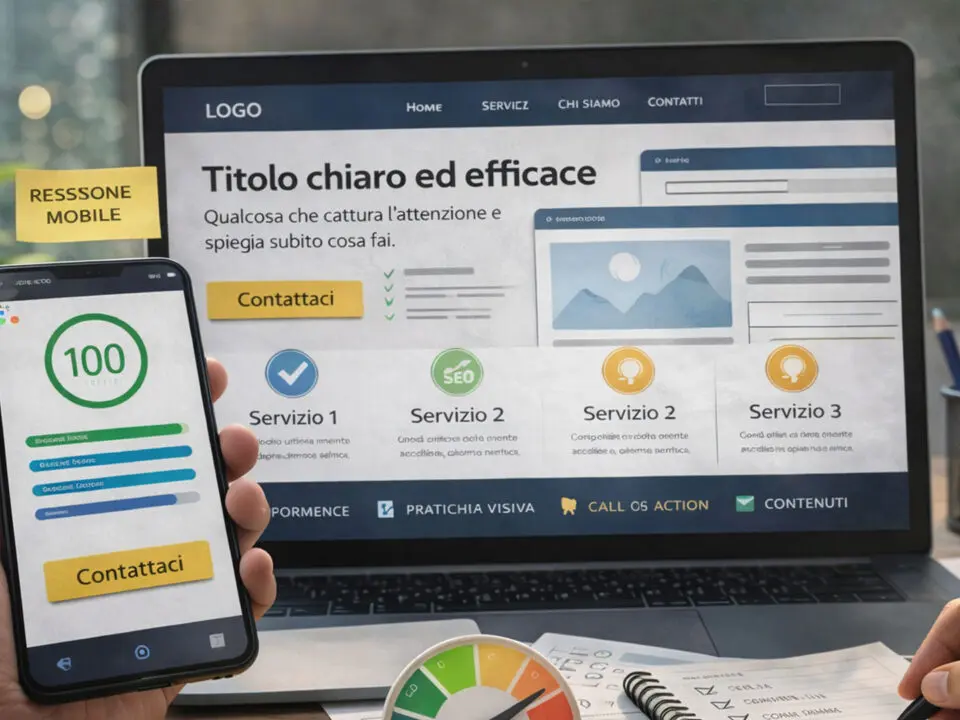 Realizzazione siti internet professionali su misura - SEO tecnica, velocita e mobile