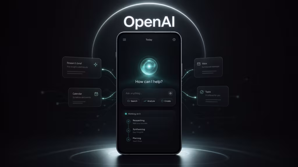 Smartphone OpenAI senza app: il progetto per rivoluzionare il mercato entro il 2028