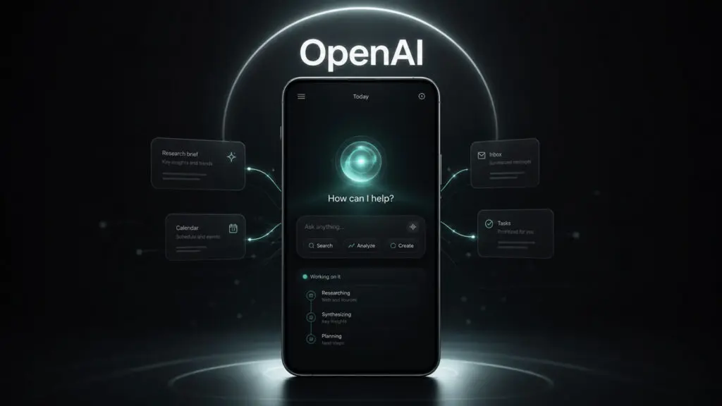 Smartphone OpenAI senza app: il progetto per rivoluzionare il mercato entro il 2028