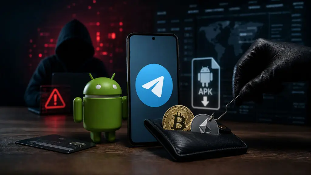 Truffe crypto su Telegram: le mini app usate per infettare gli smartphone