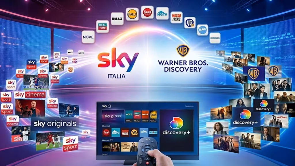 Sky e Warner Bros. Discovery, c'è l'accordo: tornano 10 canali e arriva Discovery+