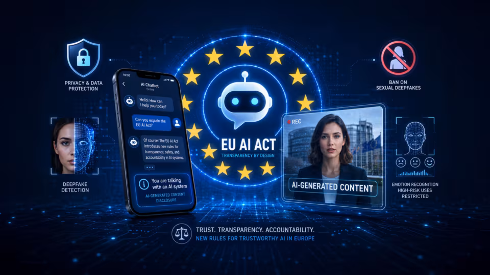 AI Act e trasparenza: le nuove regole UE su deepfake, chatbot e contenuti artificiali
