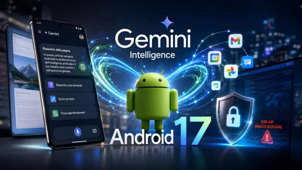 Android si trasforma con l’AI: tutte le novità con Gemini Intelligence e Android 17