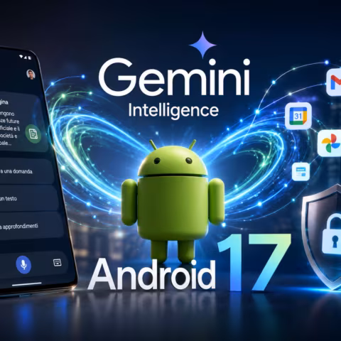 Android si trasforma con l'AI: tutte le novità con Gemini Intelligence e Android 17