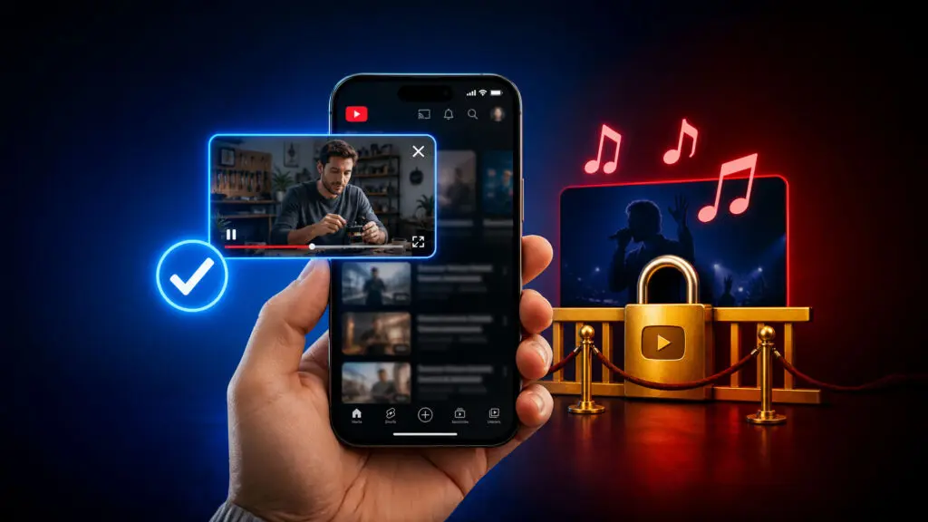 Attivare picture-in-pictur di Youtube su iPhone e Android