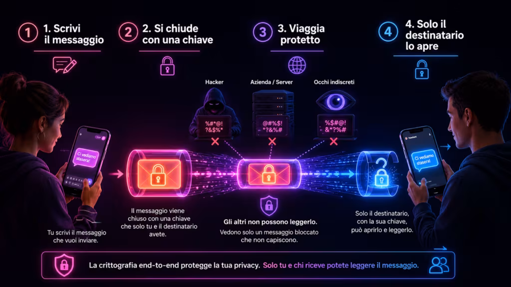 Cos'è la crittografia end-to-end e perché è importante per la privacy
