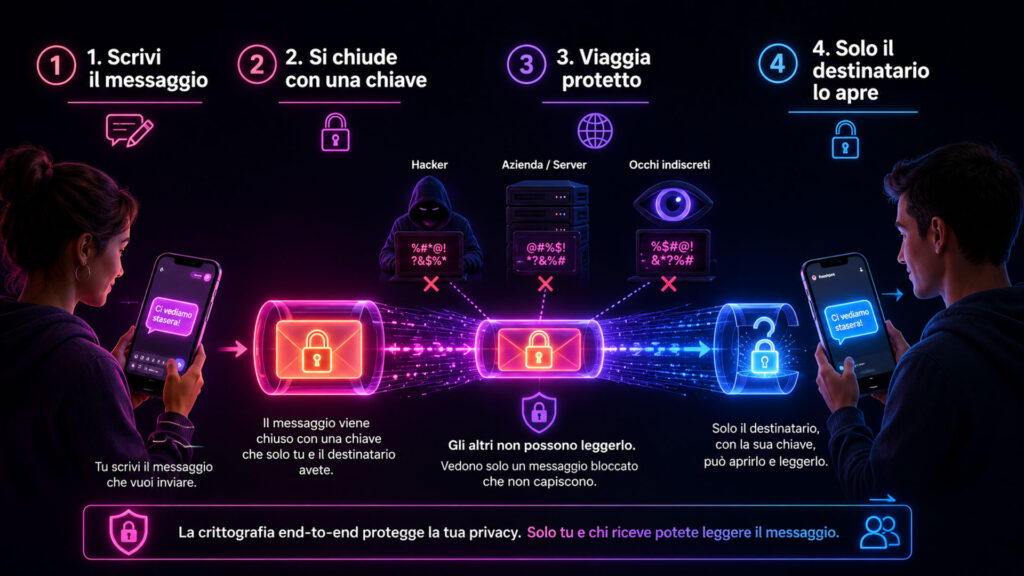 Cos'è la crittografia end-to-end e perché è importante per la privacy