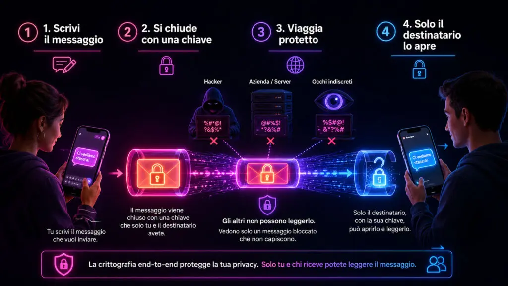 Cos'è la crittografia end-to-end e perché è importante per la privacy