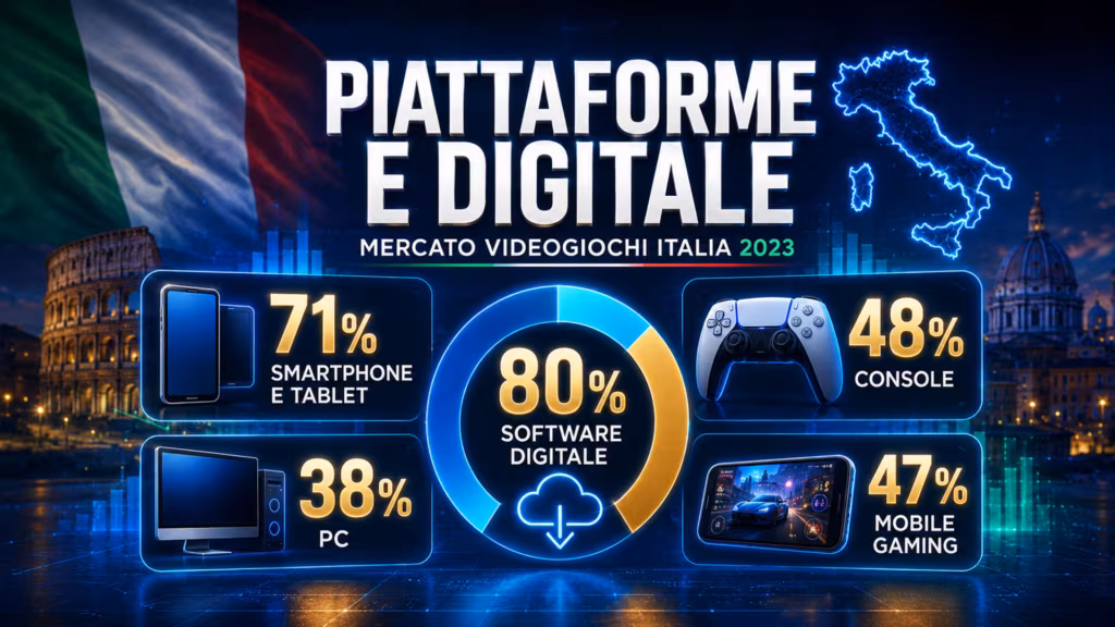 Un mercato da 2,4 miliardi: i numeri chiave del gaming in Italia: Mercato videogiochi