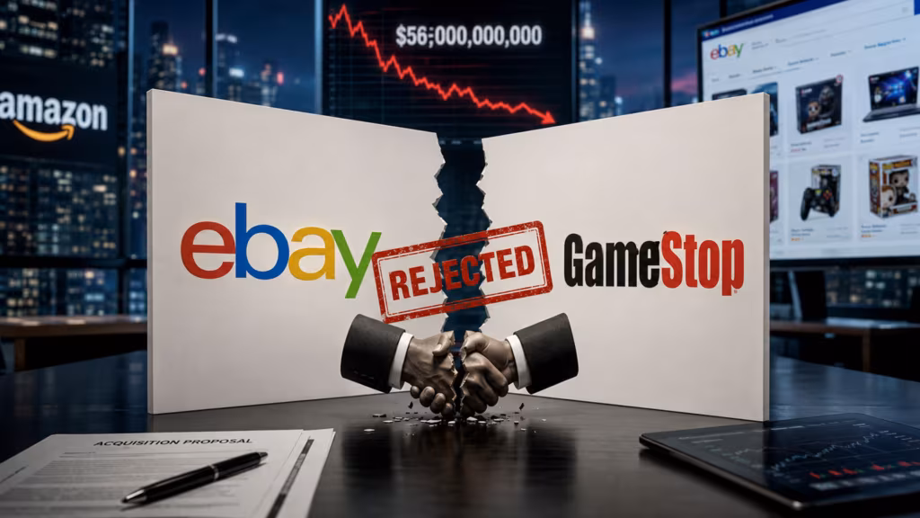 eBay rifiuta l’offerta da 56 miliardi di GameStop: i dettagli del mancato accordo